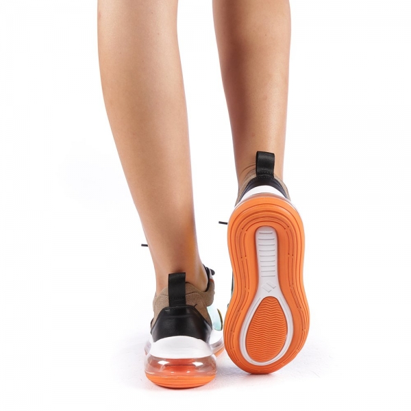 Γυναικεία αθλητικά παπούτσια Tamina πορτοκάλι, 4 - Kalapod.gr